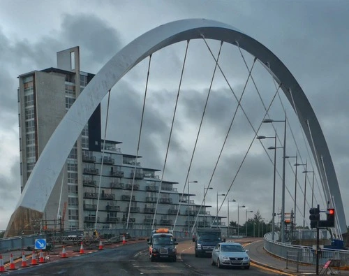 Squinty Bridge - Desde Finnieston Street, United Kingdom