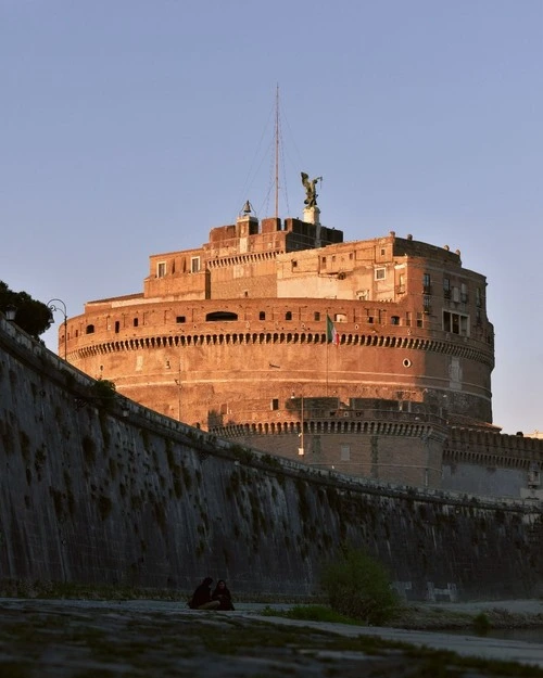 Castel Sant'Angelo - From River, Italy