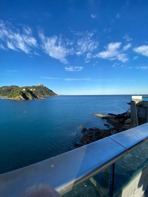 Isla de Santa Clara - Desde Aquarium de San Sebastián, Spain