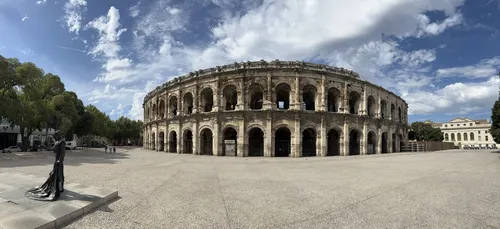 Arenes de Nimes France - From Statue de Nimeño II, France