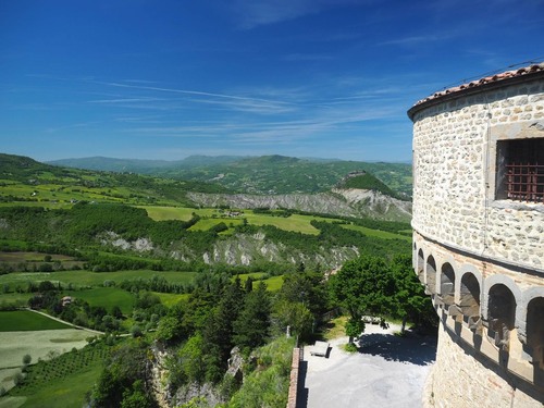 View from Castle of San Leo - Aus San Leo Castle 2nd platz, Italy