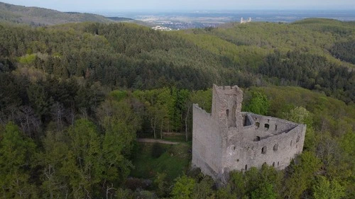 Château de Spesbourg - Aus Drone, France