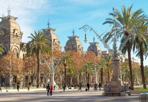 Tribunal Superior de Justicia de Catalunya - From Promenade Passeig de Lluís Companys, Spain