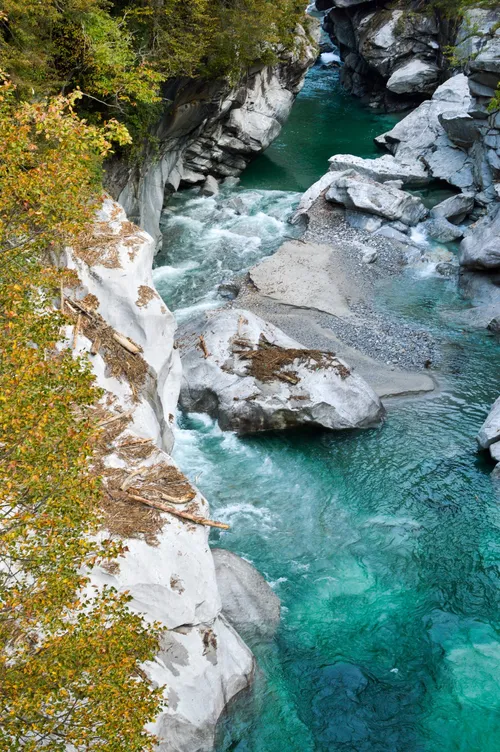 Verzasca River - From Ponte bivio Corippo, Switzerland