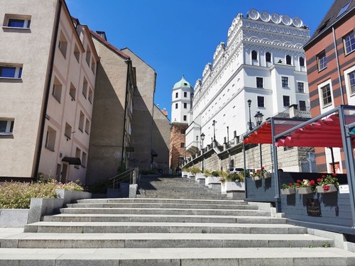 Pomeranian Dukes' Castle in Szczeci - Dari The bottom of the stairs, Poland