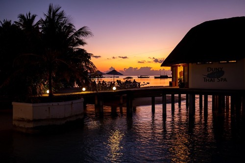 Sunset Bar - 从 Safari Island, Maldives