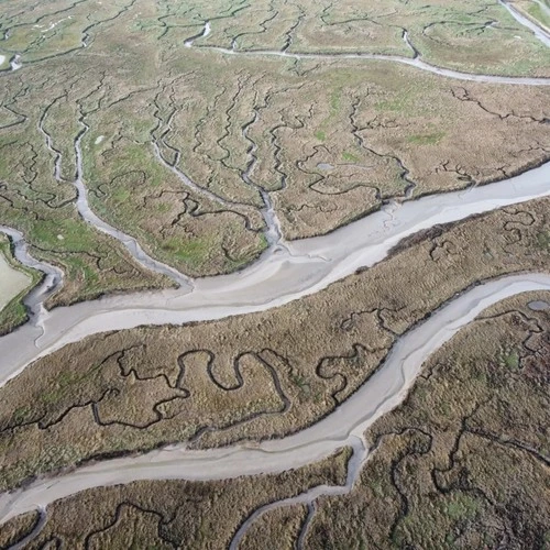 La Baie des Veys - From Drone, France