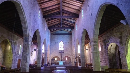 Notre Dame des Sablons - From Inside, France