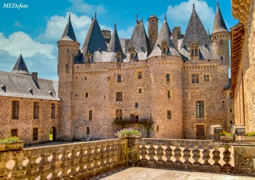 Chateau Jumilhac - Desde Op de 1e verdieping, France