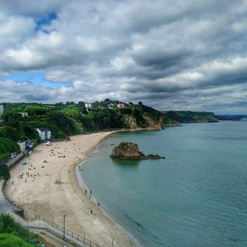 Tenby's Beach - From Viewpoin, United Kingdom