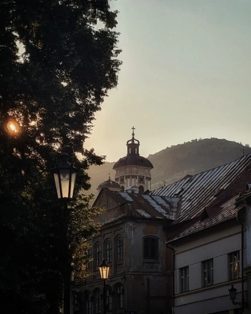 Farský kostol - Aus Kammerhofská ulica, Slovakia