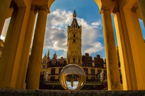 Schwerin Castle - From Courtyard, Germany