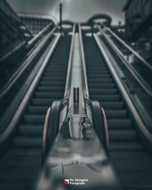 Utrecht Train Station - From Stairs, Netherlands