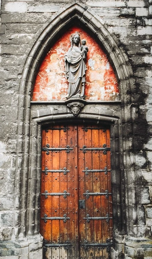 Saint Bavo's Cathedral's Door - Belgium