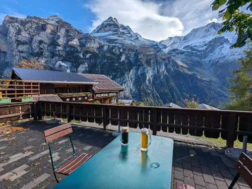 Gimmelwald - Desde Mountain Hostel, Switzerland