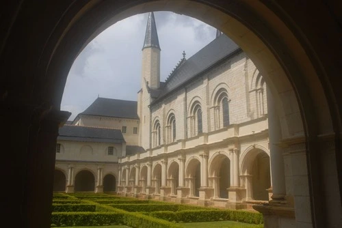 Abbaye Royale de Fontevraud - From Courtyard, France