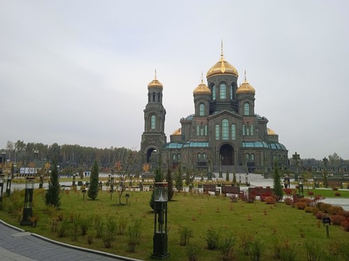 Glavnyy Khram Vooruzhonnykh Sil Rossii - Des de Park Patriot, Russia