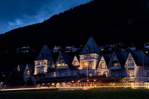 Fleischer's Hotel - From Evangervegen, Norway