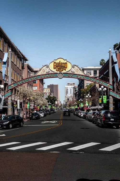 Gaslamp Quarter Sign - United States