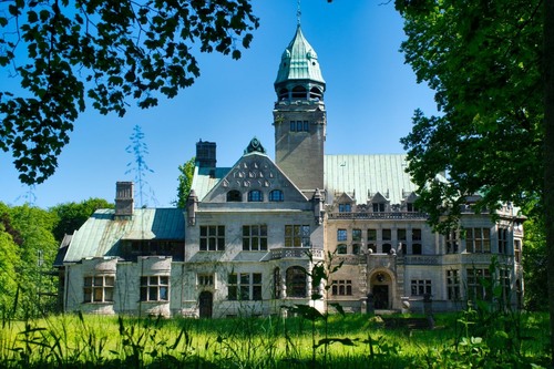 Schloss Grabau - От Straßenseite, Germany