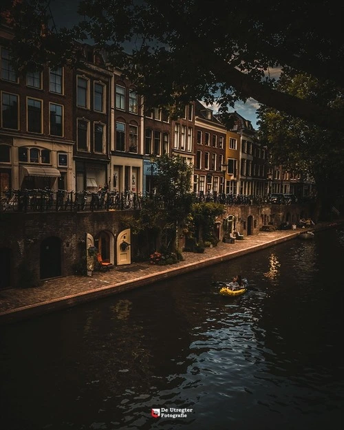 Oudegracht - From Hamburgerbrug, Netherlands