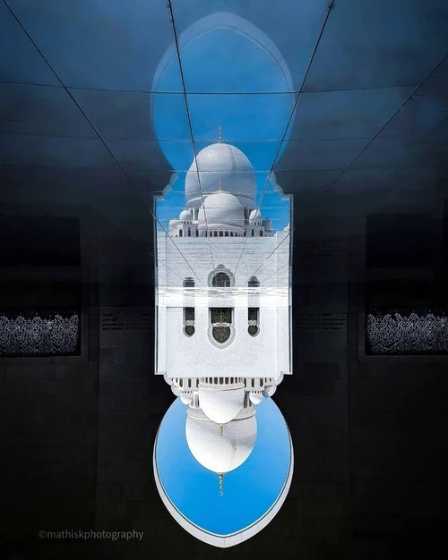 Sheikh Zayed Grand Mosque - From Main Gate, United Arab Emirates