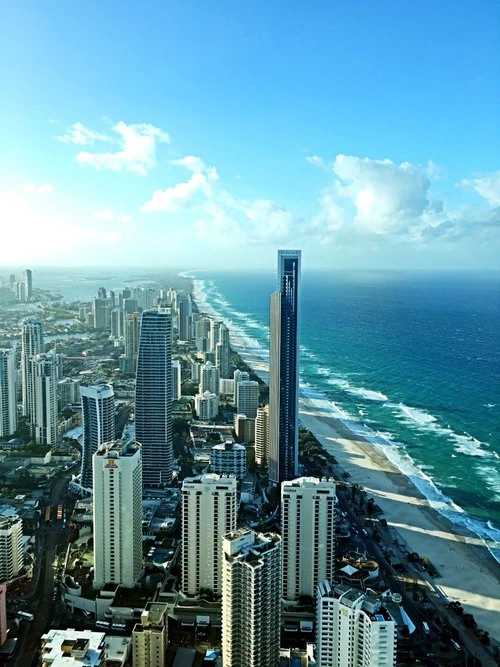 Surfers Paradise Beach - Aus SkyPoint, Australia