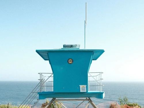 Lifeguard Tower - From Pathway to El Matador Beach, United States