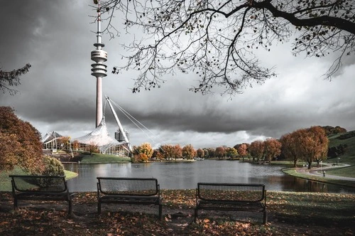 Olympia See - Desde Olympia Park, Germany