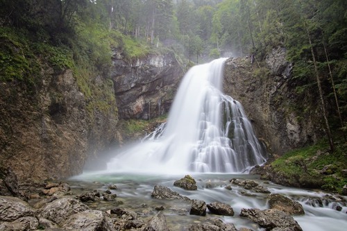 Gollinger Wasserfall - Aus Ufer, Austria
