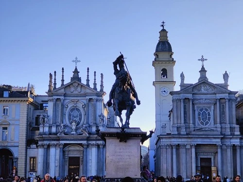 Piazza San Carlo and Chiesa di San Carlo Borromeo - Italy