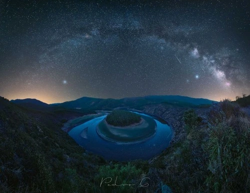 Meandro del Melero - Desde Mirador de La Antigua, Spain