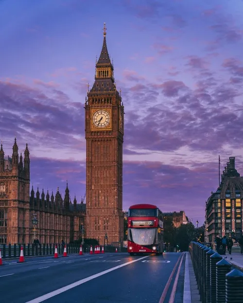 Big Ben - Aus Middle Westminster Bridge - North, United Kingdom