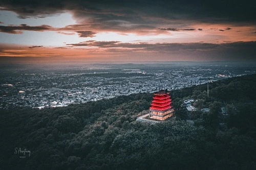 Reading Pagoda - Od Drone, United States