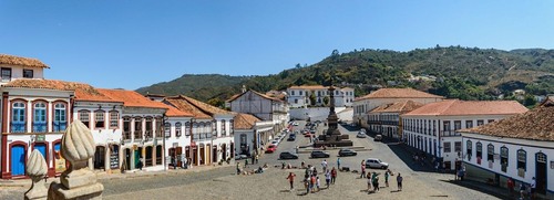 Praça de Tiradentes Ouro Preto - 从 Inconfidence Museum, Brazil