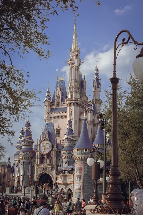 Cinderella Castle Magic Kingdom - From Main Street, United States