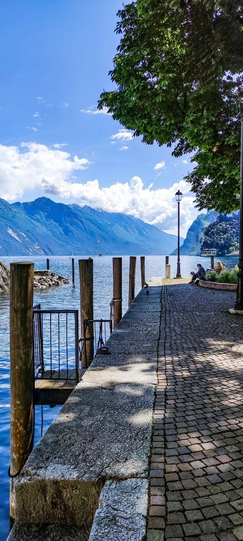 Lago di Garda at Riva del Garda - Aus Riva del Garda Harbour, Italy