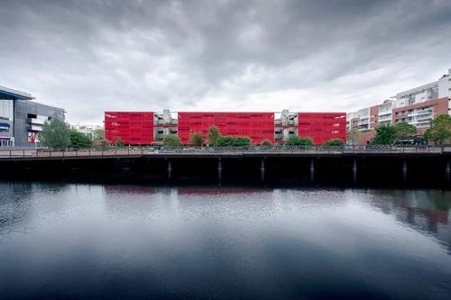 Strasbourg - Desde Presqu'île André-Malraux, France