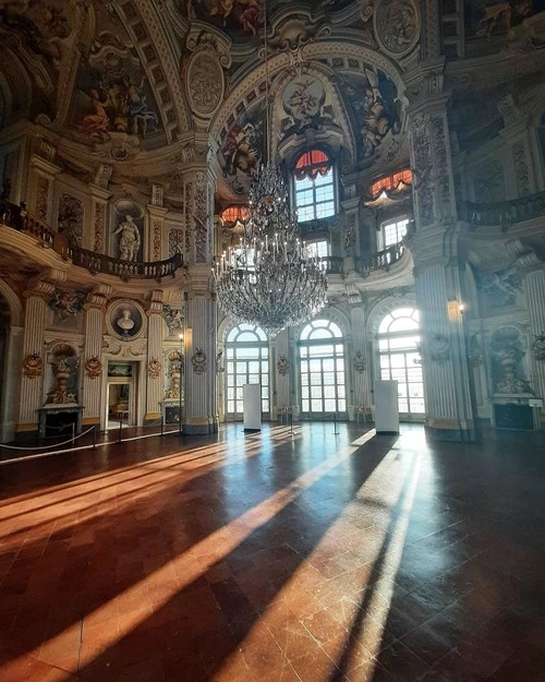 Palazzina di Caccia di Stupinigi - From Salone Centrale, Italy