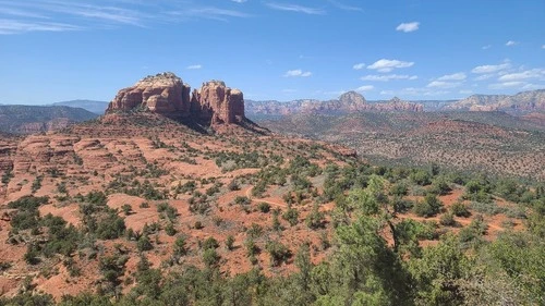 Cathedral Rock - From Highline trail, United States