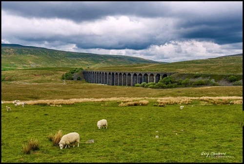 Ribblehead Viaduct - From Road, United Kingdom