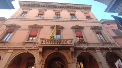 Palazzo Merendoni - From Via Galliera, Italy