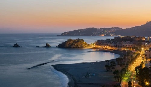 Playa Costa Tropical - From Viewpoint, Spain