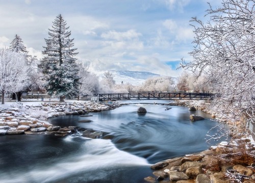 Truckee River - From Corner of west Arlington and 1st street, United States