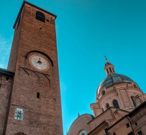 Basilica di San't Andrea - From Via Broletto, Italy