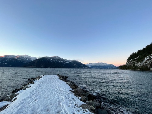 Howe Sound - Desde Porteau Cove Marine Park, Canada