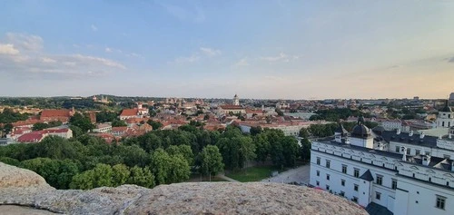 Vilnius old town - Tól től Gediminas castle, Lithuania