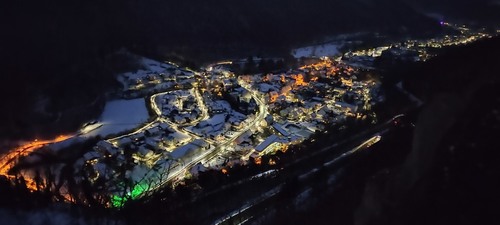 Honau bei Nacht - 从 Vom Traifelbergfelsen aus, Germany