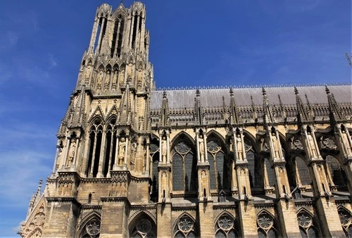 Cattedrale di Notre Dame - Aus Palais du Tau, France