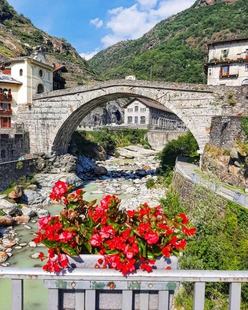 Ponte Del Diavolo - From Via E. Chanoux, Italy